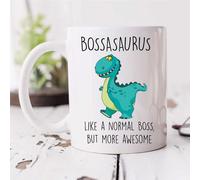 60 Second Makeover Limited Bossasaurus Mug Boss Dinosaur Office Present Funny Mug Present