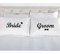 60 Second Makeover Limited Bride Groom Novelty Pillowcase Pair of Pillow Cases Wedding Present Gift Romantic Bedding