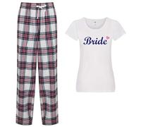 60 Second Makeover Limited Bride Trouser Pyjama Set Pink (Medium)