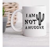 60 Second Makeover Limited Cactus I'm Not A Hugger Mug Friend Funny Gift Present