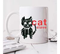 60 Second Makeover Limited Cat Slave Mug Novelty Funny Cup Cat Lover Gift Friend Birthday Christmas
