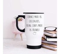 60 Second Makeover Limited Chance Made Us Colleagues, Been C*unts Made Us Friends Stainless Steel Travel Mug Flask Gifts for Colleagues Coffee Cup Travel Mug Coworker Gifts