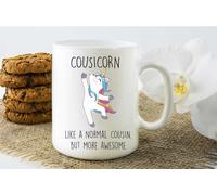 60 Second Makeover Limited Cousicorn Mug Unicorn Cousin Funny Mug Present Awesome Family Gifts for Women, Girls - Funny for Cousins Best Friend Birthday