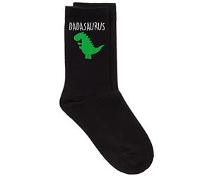 60 Second Makeover Limited Dad Socks Dinosaur Dadasaurus Like A Normal Dad, But More Awesome Black Calf Socks Gift Socks Mens Present