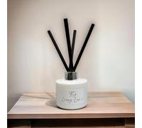 60 SECOND MAKEOVER Dark Honey & Tobacco Luxury Reed Diffuser Highly Fragranced Scented in White 60 SECOND MAKEOVER White
