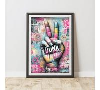 60 Second Makeover Limited Dunk Graffiti Print Urban Street Art Poster Junk Journal A3 Size