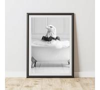 60 Second Makeover Limited Eagle In The Bath Animal Print A3 Size