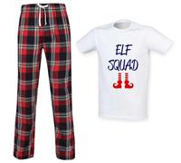 60 Second Makeover Limited Elf Squad Mens Tartan Trouser Mens Pyjamas Set Mens Christmas Pyjamas Pajamas Christmas+pajamas Adult Xmas Pjs Pijamas Pjamas