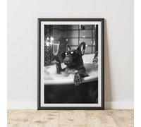 60 Second Makeover Limited French Bulldog Champagne Animal Print A4 Size
