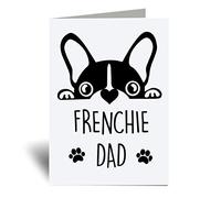60 Second Makeover Limited Frenchie Dad Greeting Cards French Bulldog Daddy Funny Fathers Day Birthday Card From the Dog Dad French Bull Dog Gifts Fathers Day Gifts