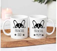 60 Second Makeover Limited Frenchie Mum Dad Mug Set Couples French Bull Dog Owners French Bulldogs Frenchie Gifts Present Christmas Birthday Mothers Day Fathers Day