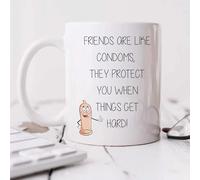 60 Second Makeover Limited Friends are Live Condoms They Protect You When Things Get Hard Mug Friends Cup Gift