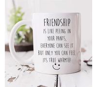 60 Second Makeover Limited Friendship is Like Peeing in Your Pants Mug Best Friend Funny Present Friendship Definition Best Friend Birthday Gifts Bestfriend Bestie BFF