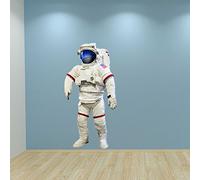 60 Second Makeover Limited Full Colour Astronaut NASA Space Wall Stickers Boys Bedroom Accessories Decal Kids Playroom Decoration Space Bedroom Accessories Astronomy Gifts- 30cm x 60cm