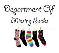 60 Second Makeover Limited Full Colour Department of Missing Socks Wall Decal Wall Stickers Quote Utility Room Washing Laundry Room Accessories Odd Socks Laundry Sign