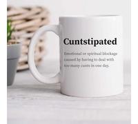 60 Second Makeover Limited Funny Mug Cuntstipated Mug Urban Dictionary Funny Cunt Definition Coffee Cup Gift for Friends & Humor Lovers