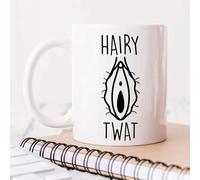 60 Second Makeover Limited Funny Mug Hairy Vagina Mug - Hairy Twat Funny Gift for Fanny- Lovers Ceramic Cup Gift, Unique Present Idea for Friends or Lovers
