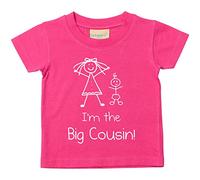 60 Second Makeover Limited I'm The Big Cousin Pink Tshirt