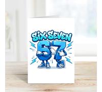 60 Second Makeover Limited Graffiti 67 Card 6 7 Six Seven Meme Greeting Boyfriend Girlfriend Galentines Card For Best Friend Bestie BFF Bestfriend 6-7