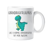 60 Second Makeover Limited Granddaughtasaurus Mug god Daughter Dinosaur Funny Mug Present Birthday Christmas