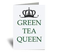 60 Second Makeover Limited Green Tea Queen Greeting Card Mum Friend Mothers Day Funny Birthday Present