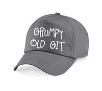 60 Second Makeover Limited Grumpy Old Git Baseball Cap Birthday Christmas Fathers Day BBQ Barbecue Grey