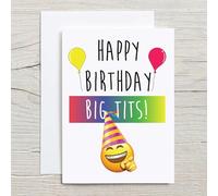 60 Second Makeover Limited Happy Birthday Big Tits Greeting Card Rude Adult Humour Friend