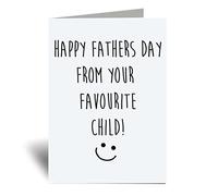 60 Second Makeover Limited Happy Fathers Day From Your Favourite Child Funny Funny Birthday Present