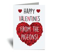 60 Second Makeover Limited Happy Valentines From The Pigeons Card Greeting Card
