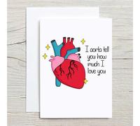 60 Second Makeover Limited I Aorta Tell You How Much I Love You Card Valentine's Day Anniversary Card for Boyfriend Girlfriend Husband Wife Funny Pun Greeting Card