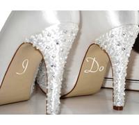 60 Second Makeover Limited I Do Wedding Shoe Stickers Decal Engagement Present