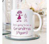 60 Second Makeover Limited I'm Going to Be A Grandma Again Mug Presents for Grandma Gifts New Baby Announcement Pregnancy Baby Reveal Grandmother Gift 11oz Ceramic Cup Dishwasher Safe Microwave Safe