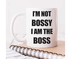 60 Second Makeover Limited I'm Not Bossy I Am The Boss Novelty Funny Mug Colleague Title Present Gift