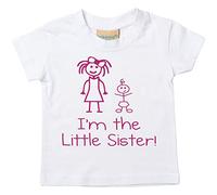 60 Second Makeover Limited I'm The Little Sister White Tshirt