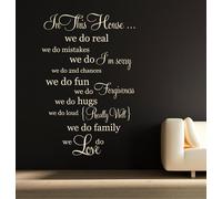 60 Second Makeover Limited in This House Family Rules Home Kitchen Living Room Hall