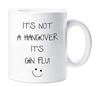 60 Second Makeover Limited It's Not A Hangover It's Gin Flu Mug Sarcasm Sacrastic Friend Funny Gift Cup Birthday Christmas