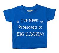 60 Second Makeover Limited I've Been Promoted to Big Cousin Blue Tshirt Cousin Gifts Kids Tshirts Baby T-Shirt Family New Baby Announcement Toddler Tee - 0-6 Months