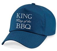 60 Second Makeover Limited King of The BBQ Cap Barbeque Birthday Christmas Fathers Day Navy Blue