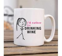 Ladies I'd Rather Be Drinking Wine Mug 60 SECOND MAKEOVER White One Size