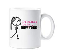 Ladies I'd Rather Be In New York Mug 60 SECOND MAKEOVER White One Size