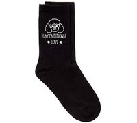 60 Second Makeover Limited Ladies Poodle Unconditional Love Black Socks Birthday Mothers Day Girlfriend Pet Present