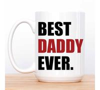 60 Second Makeover Limited Men's Best Daddy Ever Man Red Mug Big Mug 15oz Dad Fathers Day Christmas Uncle Present