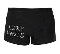 60 Second Makeover Limited Mens Black Lucky Pants Boxers Shorty Boxers Boyfriend Husband Valentines Birthday