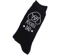 60 Second Makeover Limited Mens Poodle Dad Black Calf Socks Birthday Fathers Dad Husband Boyfriend Pet Present Dog