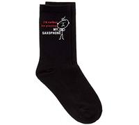 60 Second Makeover Limited Mens Rather Be Playing My Saxophone Black Calf Socks Fathers Day Dad Husband Boyfriend Uncle Grandpa Grandad Present