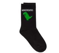 60 Second Makeover Limited Mens Wanker Dinosaur Wankerasaurus Mens Black Socks Gift