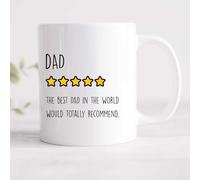 60 Second Makeover Limited Mug Best Dad 5 Star Best Dad in the World Design Mug, Unique Present, Gifts for Fathers Day