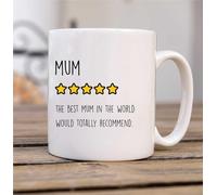 60 Second Makeover Limited Mug Best Mum 5 Star Best Mum in the World Design Mug, Unique Present, Gifts for Mothers Day