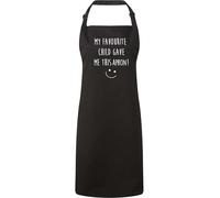 60 Second Makeover Limited My Favourite Child Gave Me This Apron! Black Apron Novelty Gift Kitchen cook Present