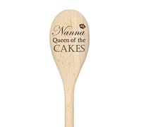 60 Second Makeover Limited Nanna Queen of The Cakes Spoon Funny Wooden Spoon Baking Gift